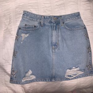 LF Star Denim Skirt